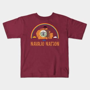 Navajo Nation Flag Kids T-Shirt